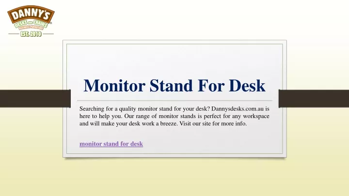 monitor stand for desk