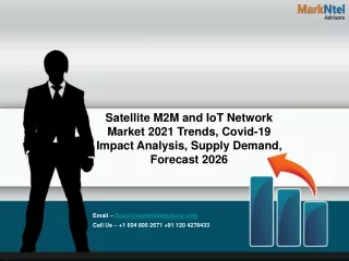 satellite m2m and iot network market 2021 trends