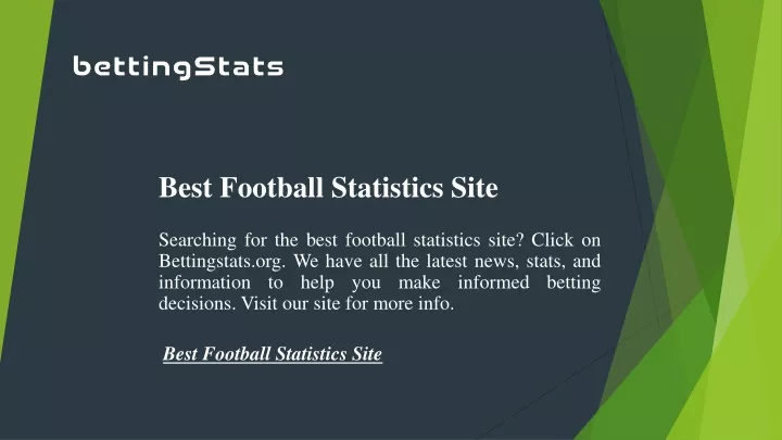 best football statistics site