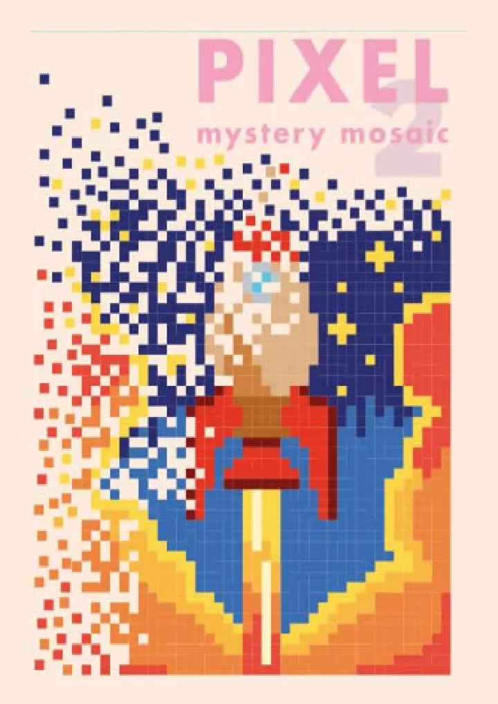 pixel 2 mystery mosaics color by number book