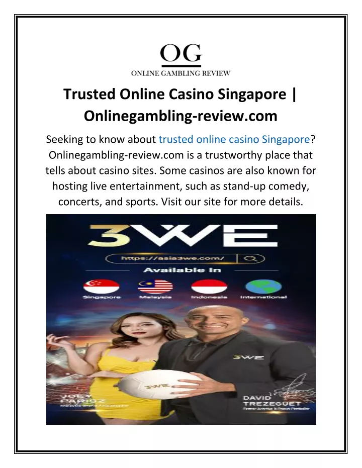 trusted online casino singapore onlinegambling