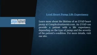 lvad heart pump life expectancy