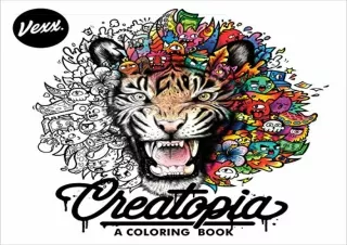 (PDF BOOK) Creatopia: A Coloring Book full