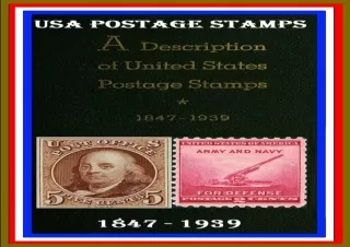 (PDF BOOK) UNITED STATES POSTAGE STAMPS: 1847 to 1939 free