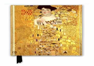 (PDF BOOK) Gustav Klimt: Adele Bloch Bauer (Foiled Journal) (Flame Tree Notebook