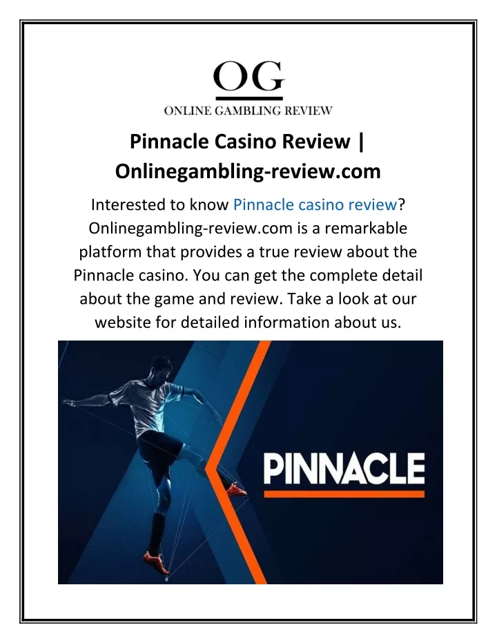 pinnacle casino review onlinegambling review com