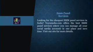 Cheapest SMM Panel Services in India