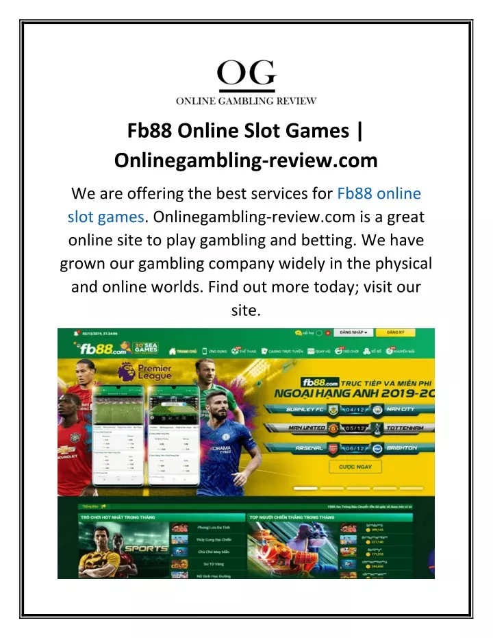 fb88 online slot games onlinegambling review com