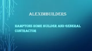 Builders in east hampton