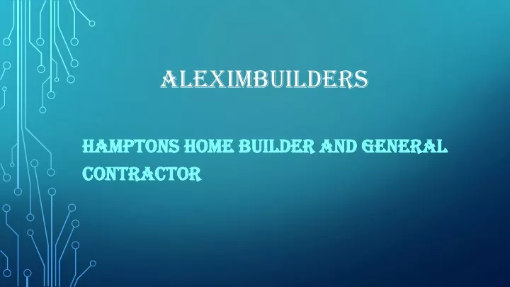 aleximbuilders