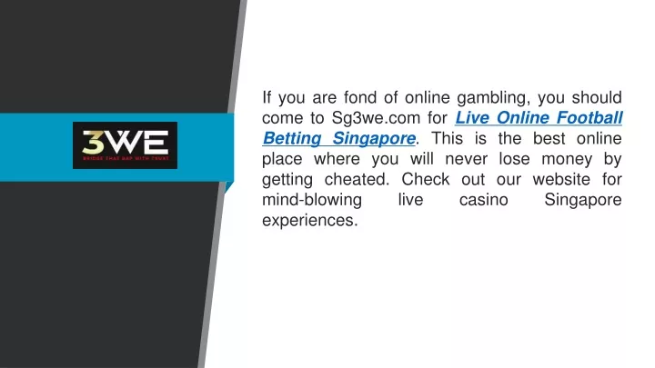 if you are fond of online gambling you should