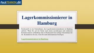lagerkommissionierer in hamburg