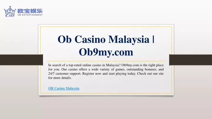 ob casino malaysia ob9my com