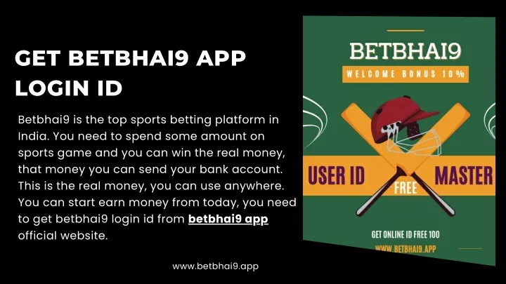 get betbhai9 app login id