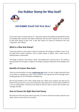 you ve seen them in movies and on tv wax seals