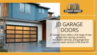 JD Garage Doors and services