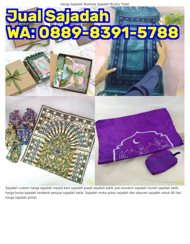 harga sajadah mushola sajadah bludru tebal