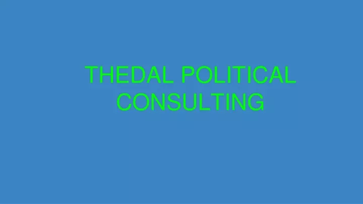 thedal political consulting