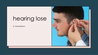 hearing lose