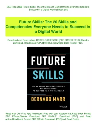 BEST [epub]$$ Future Skills The 20 Skills and Competencies Everyone Needs to Succeed in a Digital Wo
