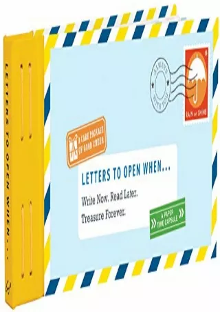 ((eBOOK) Letters to Open When...: Write Now. Read Later. Treasure Forever.