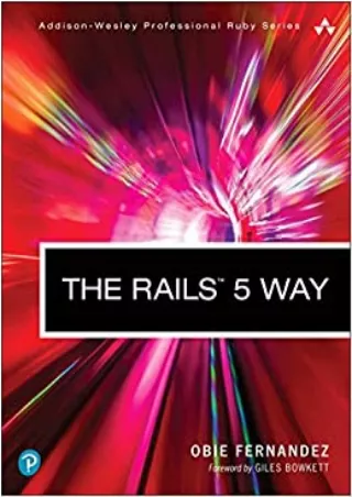 Rails 5 Way The Addison Wesley Professional Ruby Series
