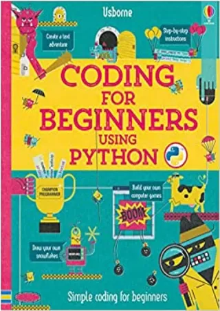 Coding for Beginners Using Python Hardcover  Jan 01 2017 Louie Stowell