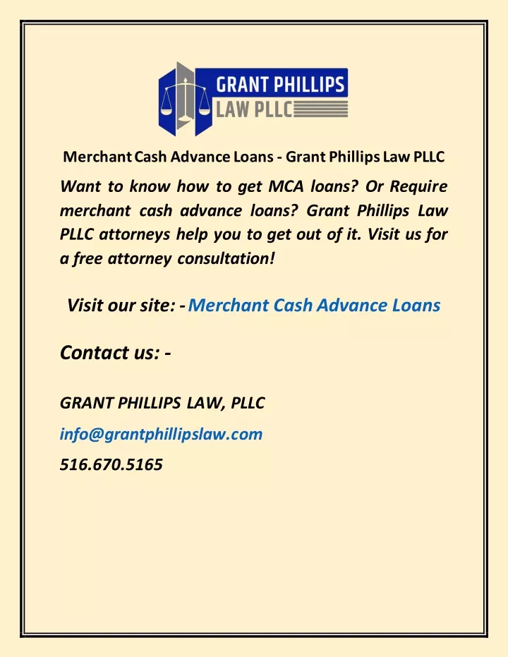 merchant cash advance loans grant phillips