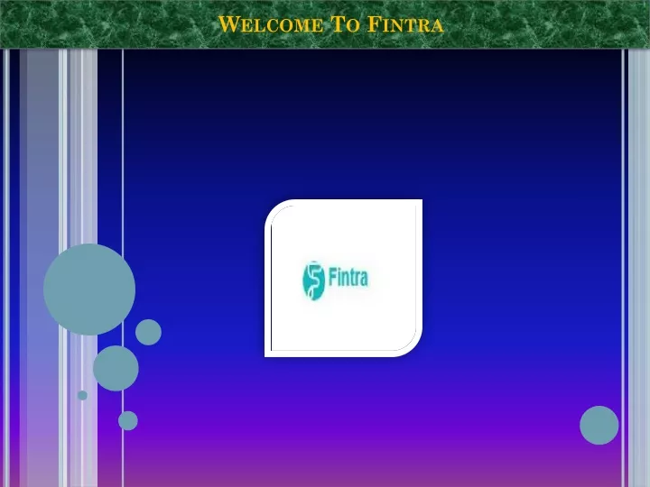 welcome to fintra