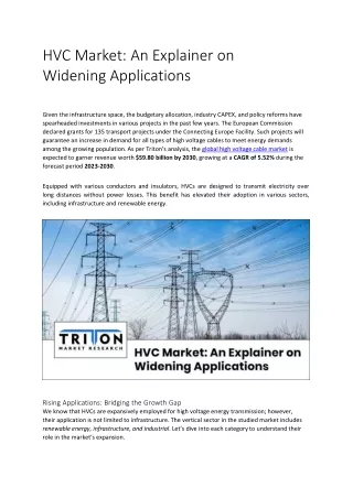 hvc market an explainer on widening applications