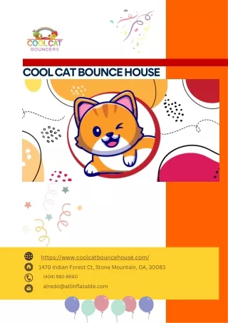 cool cat bounce house