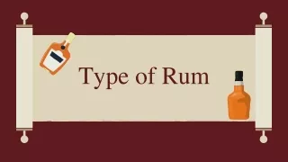 Different Type of RUM | Online Liquor | Del Mesa Liquor