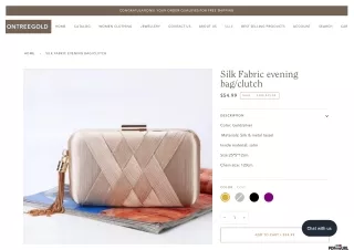 Buy Silk Fabric Clutch For Women Online In Australia