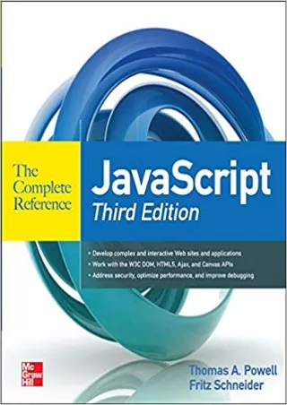 JavaScript The Complete Reference 3rd Edition