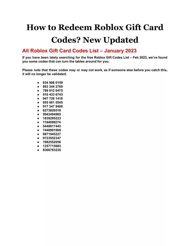how to redeem roblox gift card codes new updated