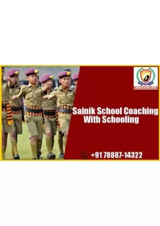 Sainik School Coaching With Schooling in Himachal