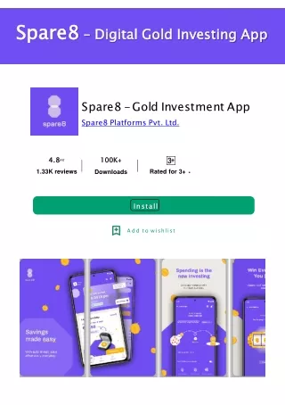 Spare8 - Digital Gold Investment App – Apps on Google Play