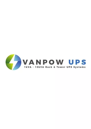VanPow UPS Systems