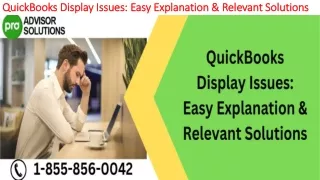 quickbooks display issues easy explanation relevant solutions