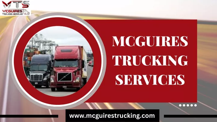 mcguires trucking services