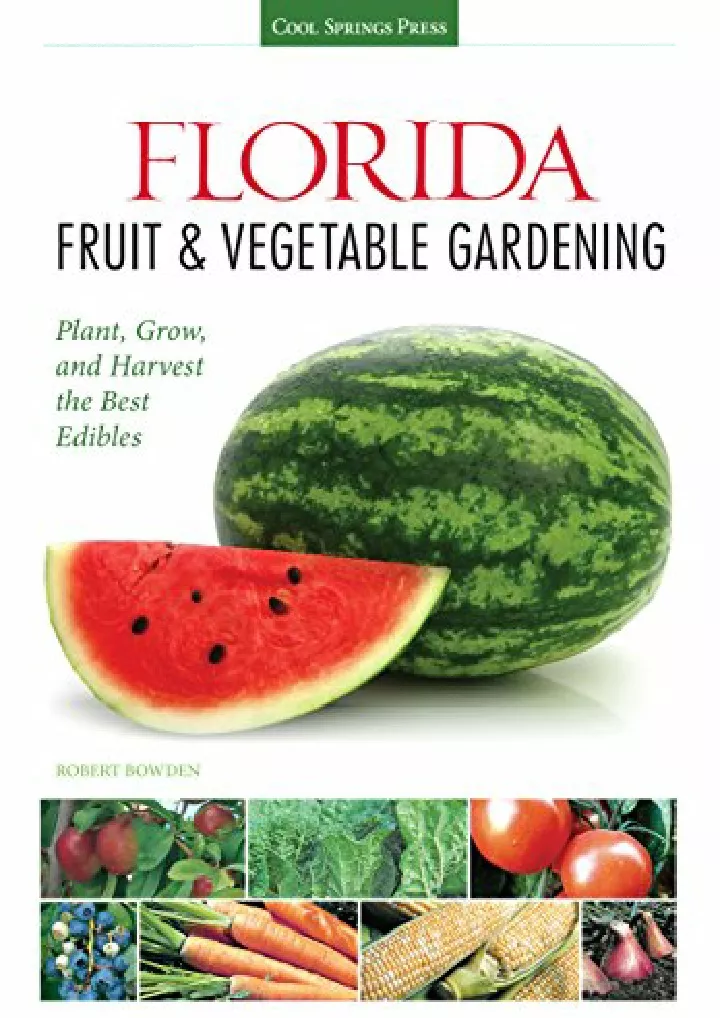 florida fruit vegetable gardening plant grow