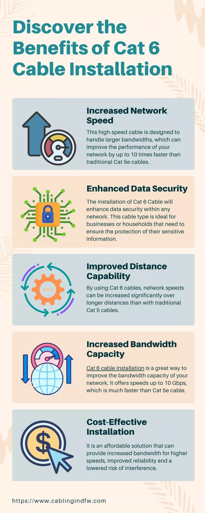 discover the benefits of cat 6 cable installation