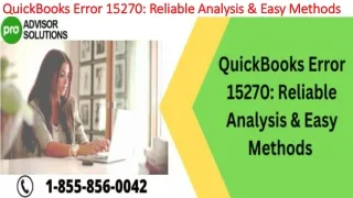 quickbooks error 15270 reliable analysis easy methods