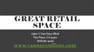 great retail space