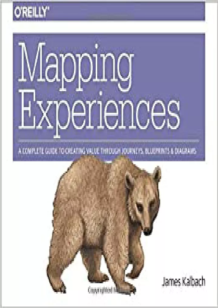 PPT Mapping Experiences A Complete Guide to Creating Value through