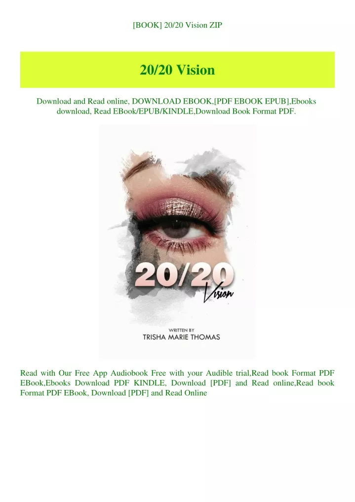 book 20 20 vision zip