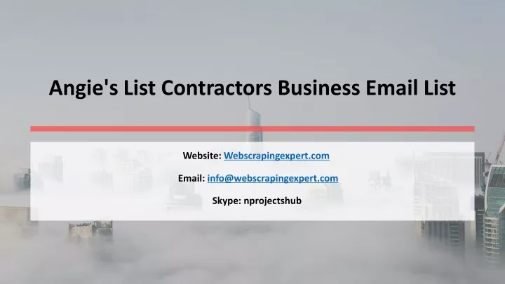 angie s list contractors business email list