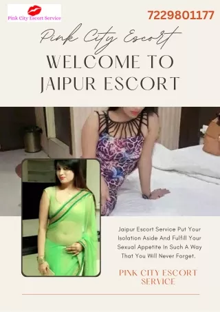 Best Escort Call Girls Service in Jaipur