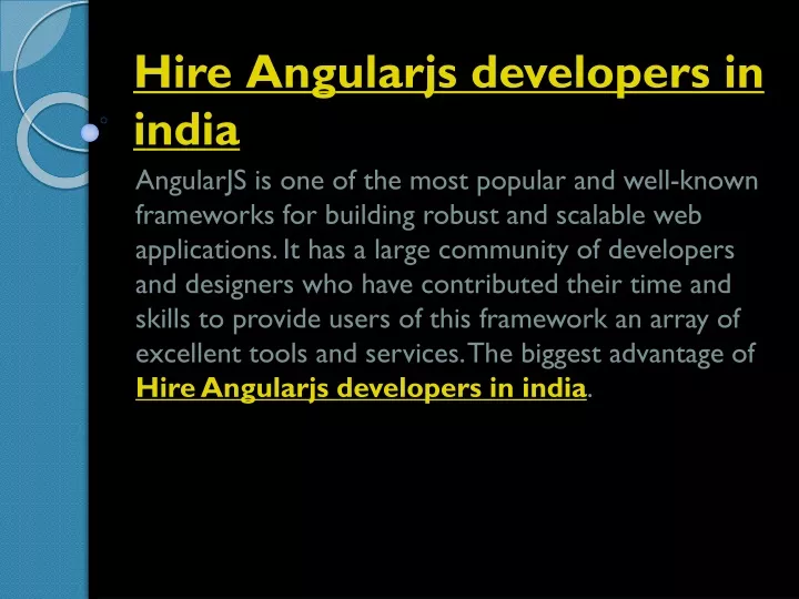 hire angularjs developers in india