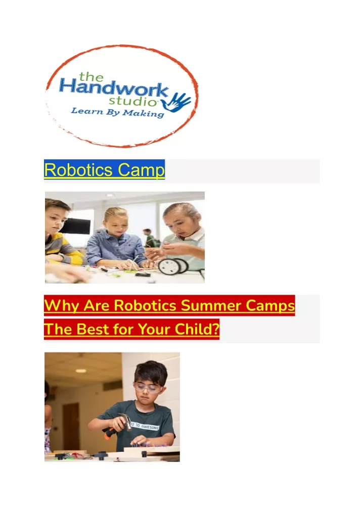 robotics camp